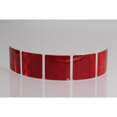 Fényvisszaverő csík szakaszos 5cm ponyvára piros E jelzett méter 3M